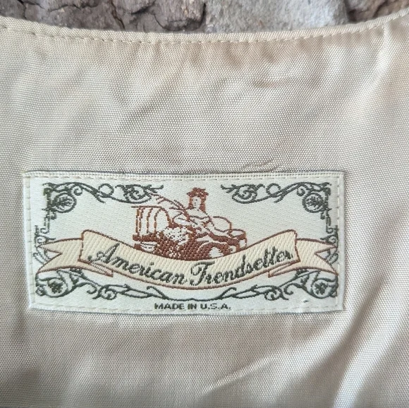 VTG 80s American Trendsetter Southwestern Stripe Vest Size Medium - Picture 4 of 10